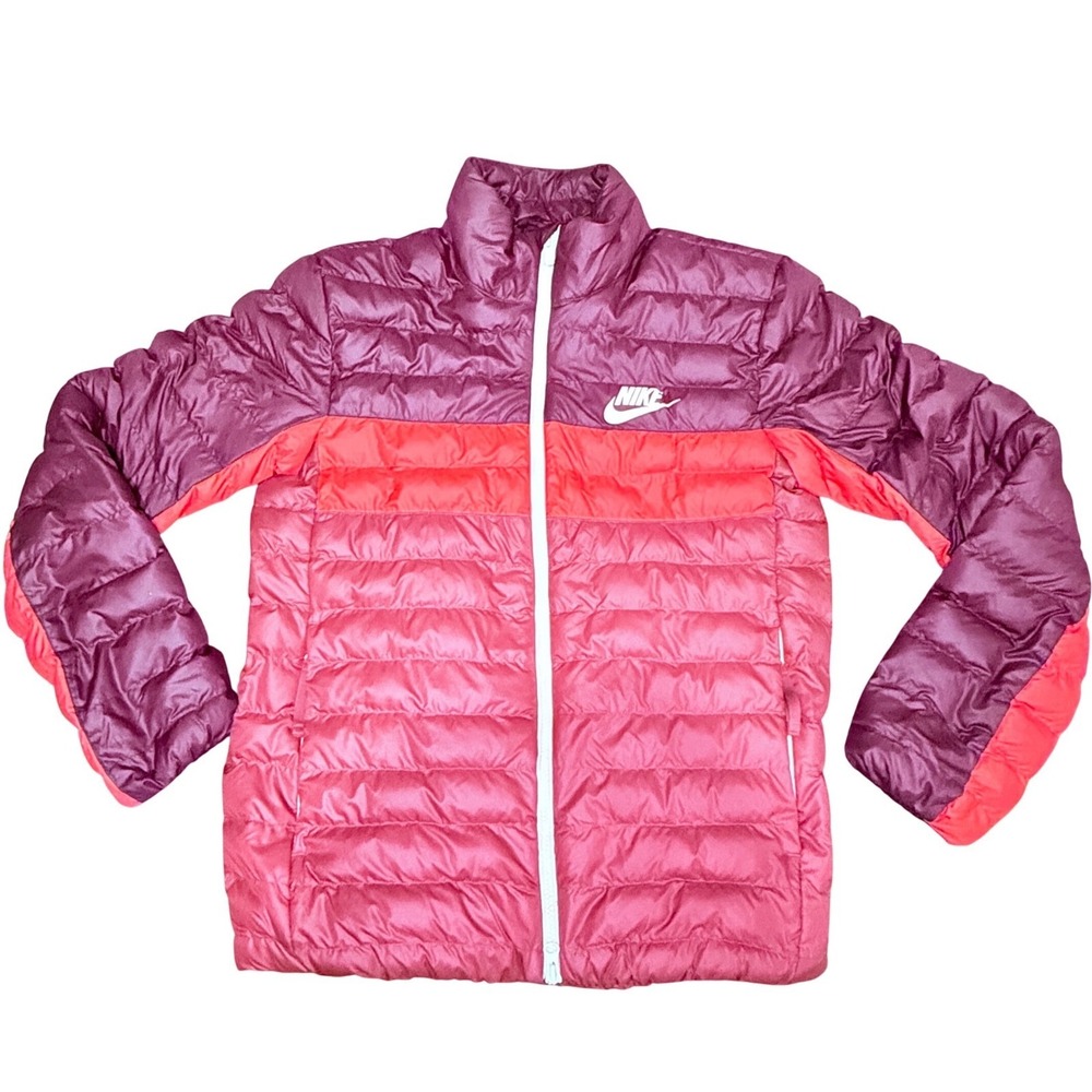Nike Men's Sportswear Windrunner Down-Fill Puffer Jacket Burgundy Red BV4685681